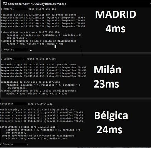 Nueva Región de Google Cloud en Madrid: latencias y traslado de Storage