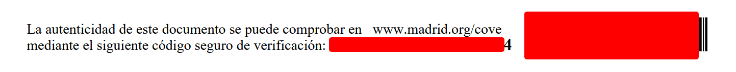 Códigos de verificación que no verifican (ni funcionan)