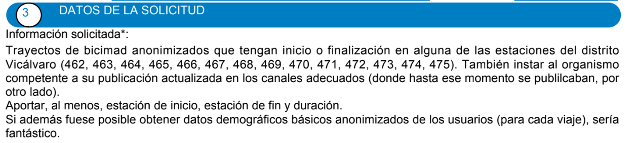 Ayto. de Madrid: publica los datos de bicimad ¡Qué no son tuyos!