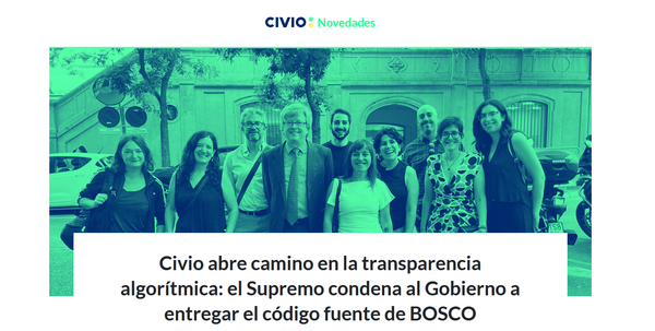 CIVIO tenía razón: el código fuente de BOSCO ha de ser público